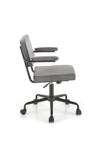 Scaun de birou Fidel velvet gri - Img 3