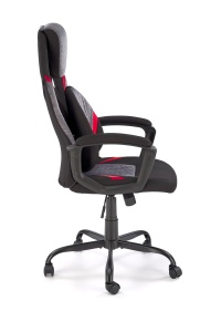 Scaun de birou Jensen negru/gri/rosu H125 cm JENSEN office chair, black / grey / red - Img 5
