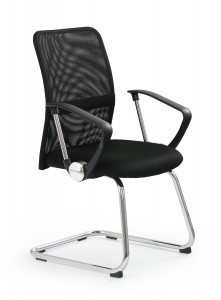 Scaun de birou Vire Skid negru H97 cm - Img 2