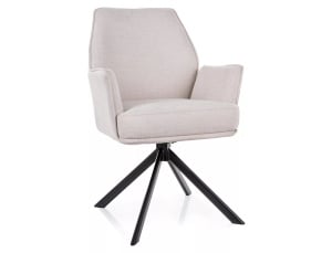 Scaun Hugo bej deschis/negru Brego22 - Img 1