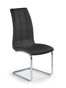 Scaun K147 piele ecologica negru - Img 4