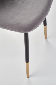 Scaun K379 velvet gri - Img 11