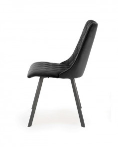 Scaun K450 velvet negru - Img 5