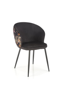 Scaun K506 negru/floral - Img 12