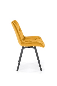 Scaun K519 velvet mustariu - Img 11