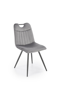 Scaun K521 velvet gri - Img 2