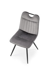 Scaun K521 velvet gri - Img 12