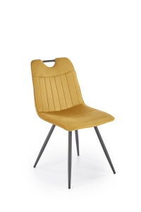 Scaun K521 velvet mustariu - Img 2
