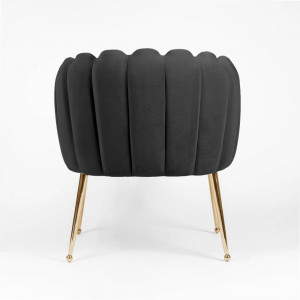 Scaun Lili negru/gold – H81 cm - Img 2