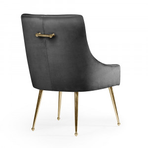 Scaun Sizar negru/gold – H86 cm - Img 3