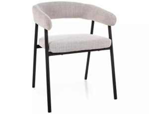 Scaun tapițat Katana 258 gri / negru mat - Img 2