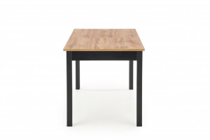 Set masa extensibila Greg L124-168 cm + 4 scaune K401 ratan natural/negru - Img 8
