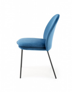 Set masa extensibila Veldon L160-200 cm + 4 scaune K443 velvet bleumarin - Img 18