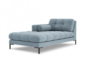 Sezlong tapitat Bali velvet/picioare negre – L185 x l102 x h75 - Img 13