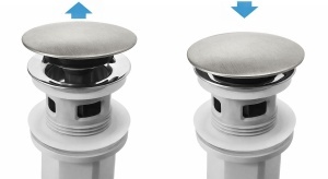 Sifon pentru lavoar REA Flow Brush Nickel - Img 5
