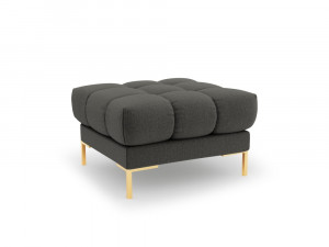 Taburet tapitat Bali stofa/picioare gold – L60 x l60 x h41 - Img 9