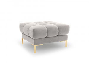 Taburet tapitat Bali velvet/picioare gold – L60 x l60 x h41 - Img 4