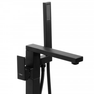 Baterie freestanding Tery negru H88,5 cm - Img 2