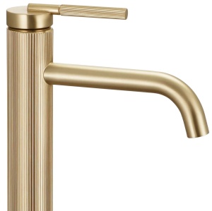 Baterie pentru baie Rea Argon Brush Gold high - Img 2