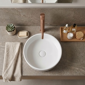 Baterie pentru baie Rea Rivo Brush Copper - Img 3