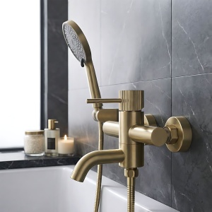 Baterie pentru cada Rea Lungo Stripe Gold Brush - Img 5
