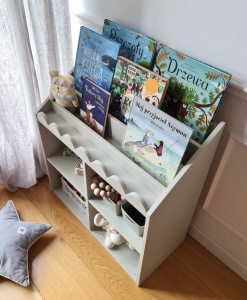 Biblioteca pentru copii Book Nook verde salvie H76 cm - Img 5