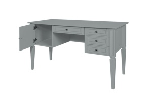 Birou elegant Ines gri L132 cm - Img 9