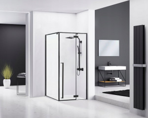 Cabina de dus Fargo 90x90 Black Mat - Img 2