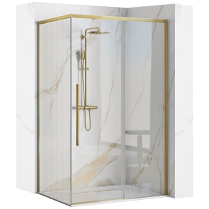Cabina de dus SOLAR GOLD Brush 100x80cm