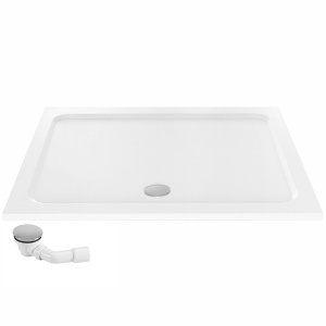 Cada pentru dus din acril Rea Belmond White 90x120 - Img 3
