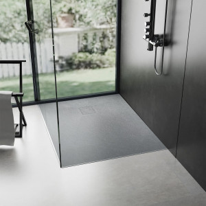 Cadita pentru dus Magnum gri 90x90 - Img 4