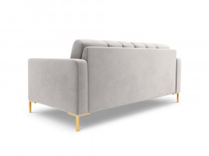 Canapea Bali 2 locuri velvet/picioare gold – L152 x l92 x h75 - Img 4