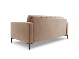 Canapea Bali 2 locuri velvet/picioare negre – L152 x l92 x h75 - Img 4