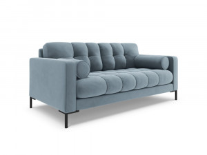 Canapea Bali 2 locuri velvet/picioare negre – L152 x l92 x h75 - Img 14