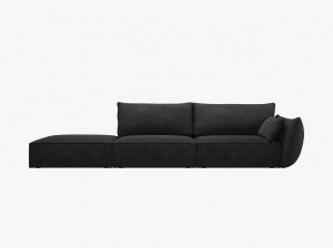 Canapea deschisa 4 locuri Kaelle chenille L264 cm - Img 10