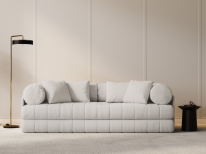 Canapea extensibila 3 locuri Kemi boucle L206 cm - Img 1