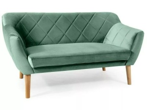 Canapea Karo 2 velvet verde/fag Blu78