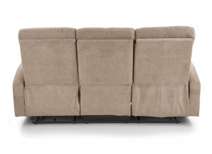 Canapea recliner Oslo 3S stofa bej H100 cm - Img 4
