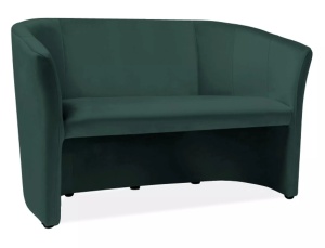 Canapea TM-2 velvet verde/wenge Blu78