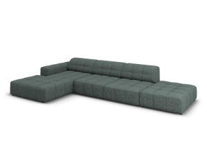 Coltar 5 locuri Chicago chenille L341 cm - Img 7