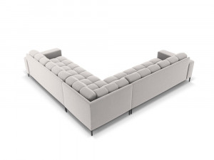 Coltar 6 locuri Bali velvet/picioare negre – L256 x l256 x h75 - Img 3