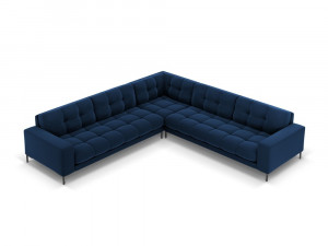 Coltar 6 locuri Bali velvet/picioare negre – L256 x l256 x h75 - Img 13