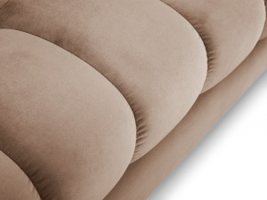 Coltar 7 locuri Bali U velvet/picioare gold – L327 x l256 x h75 - Img 5