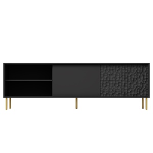 Comoda Bullet RTV-1 L180 cm negru/auriu - Img 15
