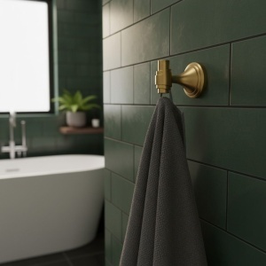 Cuier baie 16101 Aristo Brushed Gold - Img 2
