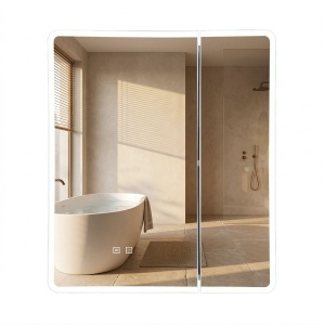 Dulap cu oglindă LED M1011-60 60x70 - Img 2