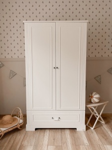 Dulap elegant Ines alb H180 cm - Img 5