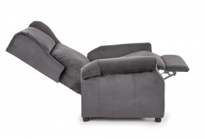 Fotoliu recliner Agustin 2 velvet gri H107 cm - Img 4