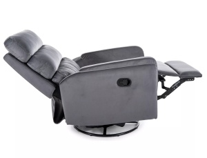 Fotoliu recliner Argos velvet gri Blu14 - Img 5