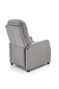 Fotoliu recliner Felipe 2 velvet gri H103 cm - Img 8